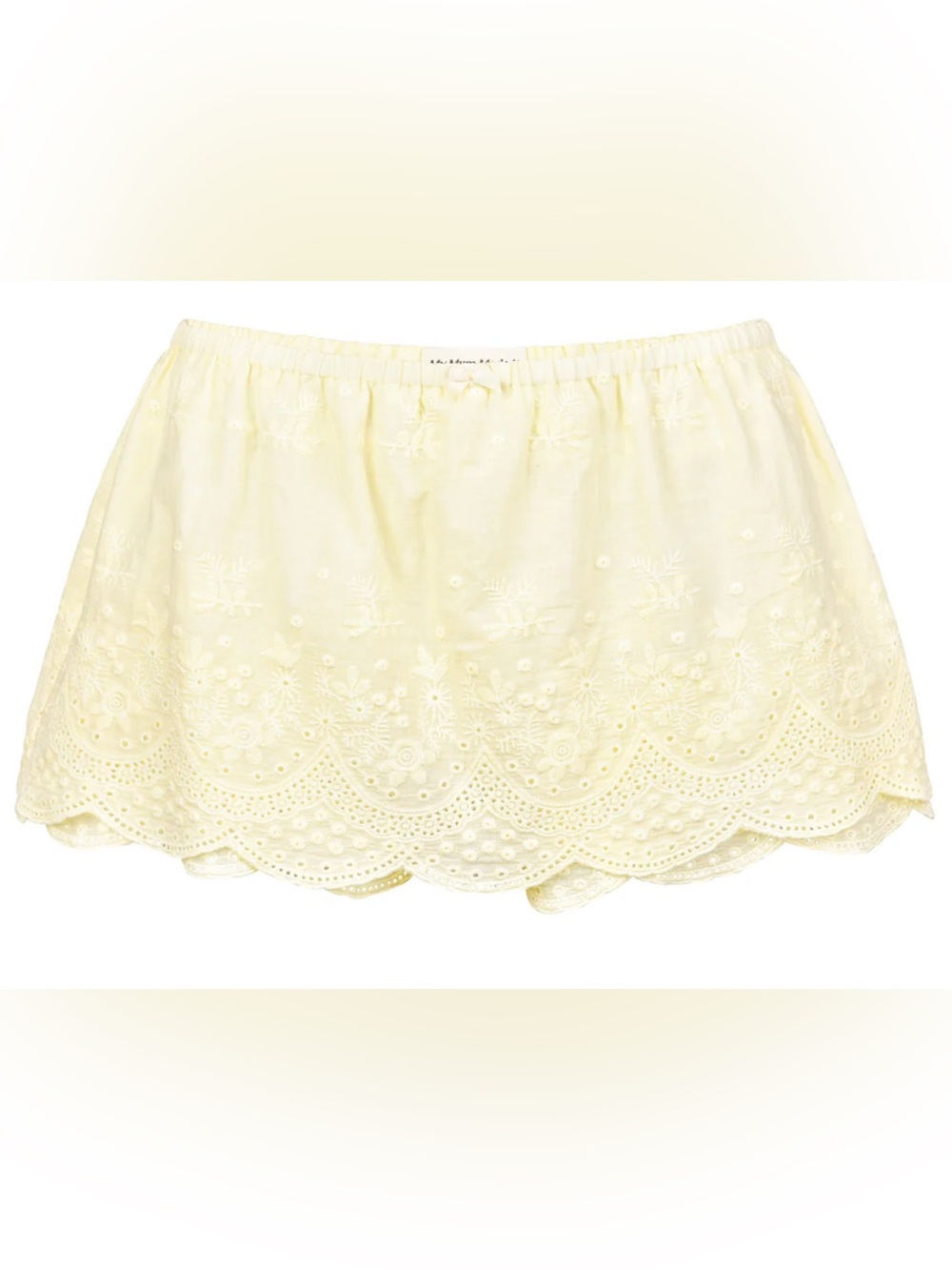 My mum made it LACE SKORT - LEMON